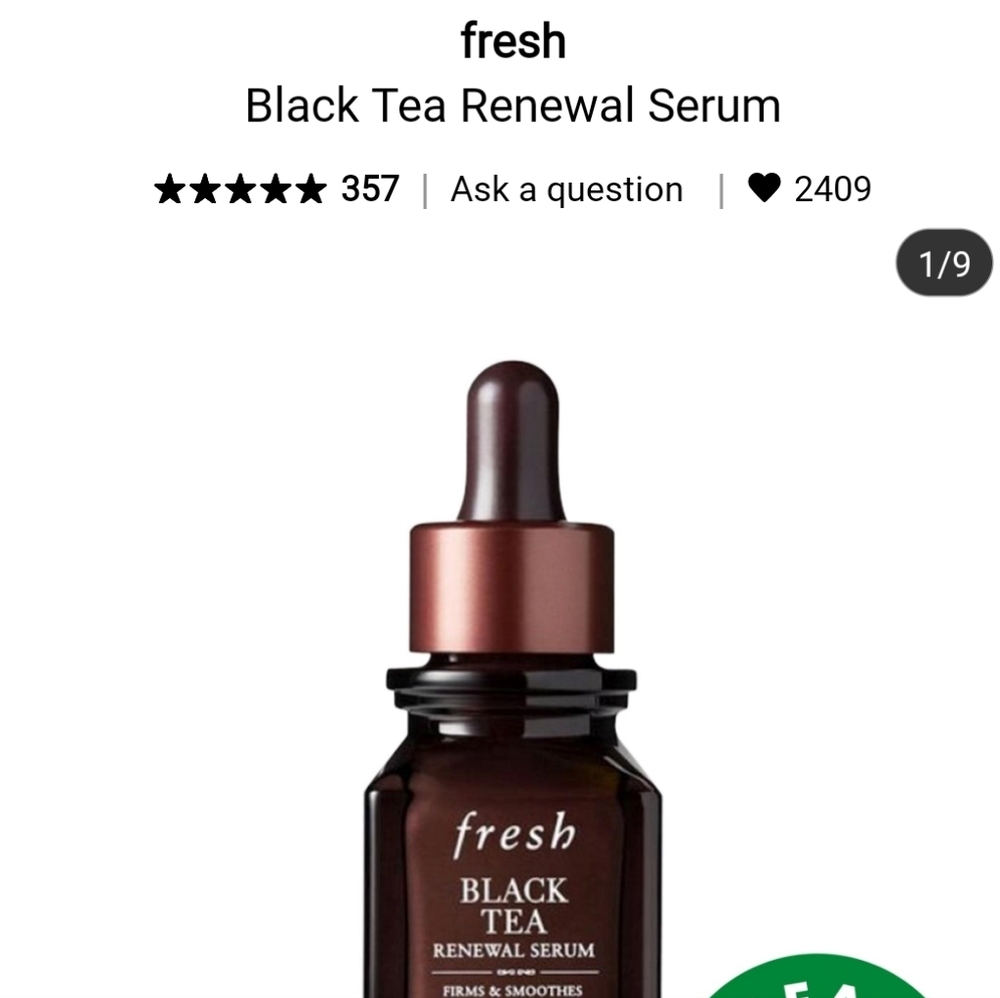 NIB FRESH BLACK TEA RENEWAL SERUM